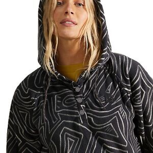BILLABONG PULLOVER HOODED SWEATSHIRT WATER RESISTANT KANGAROO POCKET SIZE XS NWT